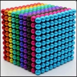 1000 multicolor magnetic balls